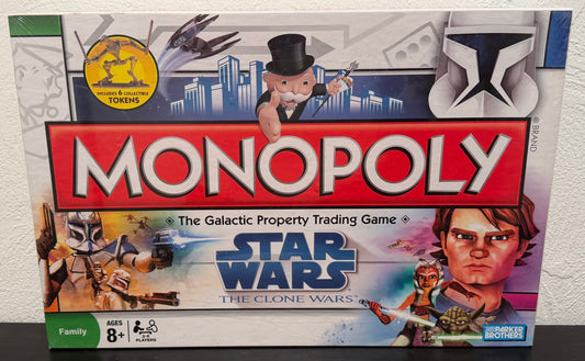 2008 Star Wars Monopoly The Clone Wars Board Game Sealed