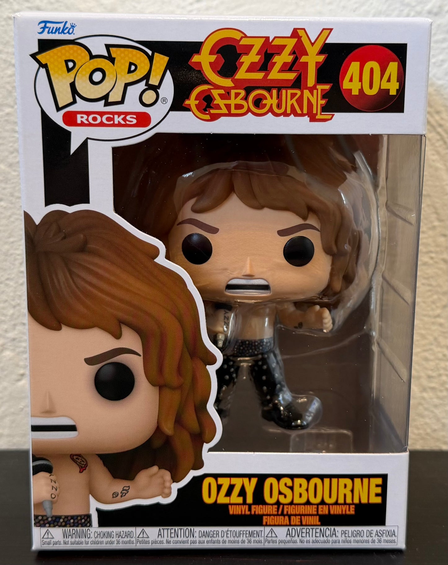 1989 Shirtless Ozzy Osbourne Funko Pop #404 Black Sabbath