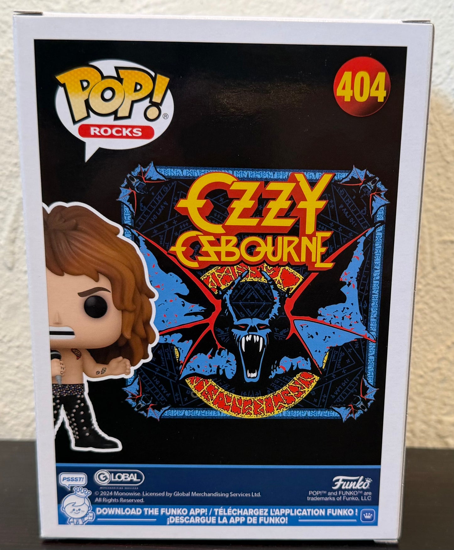 1989 Shirtless Ozzy Osbourne Funko Pop #404 Black Sabbath