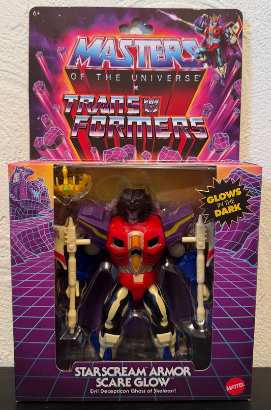 Masters of the Universe/ Transformers Starscream Armor/ Scare Glow Action Figure