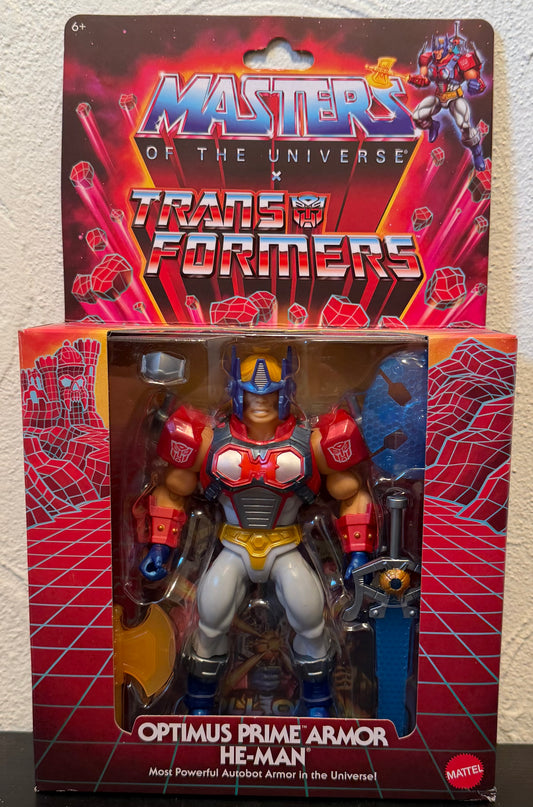 Masters of the Universe/ Transformers Optimus Prime Armor/ He-Man Action Figure