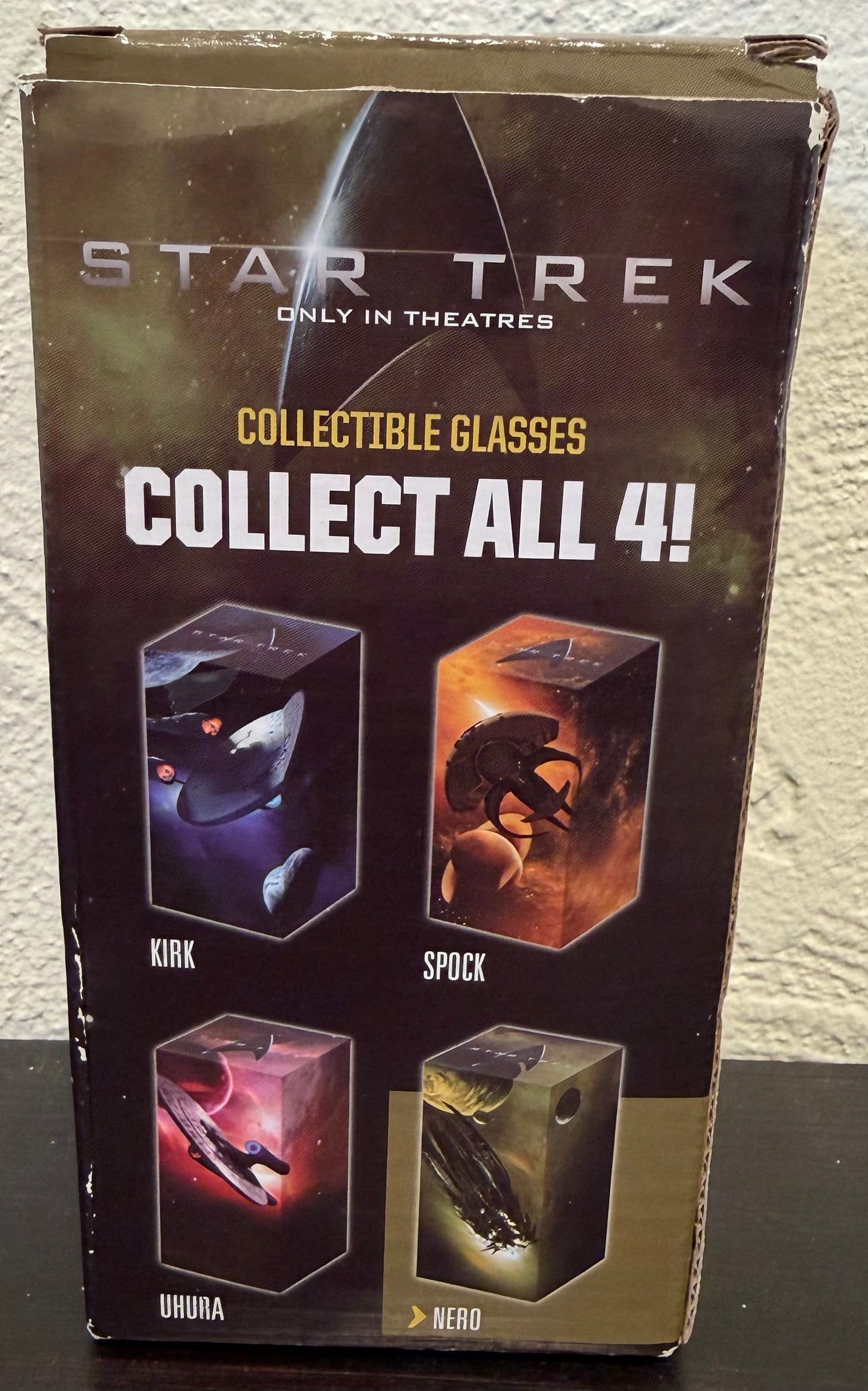 Star Trek 2009  Nero Burger King Collectible Glass New in Box