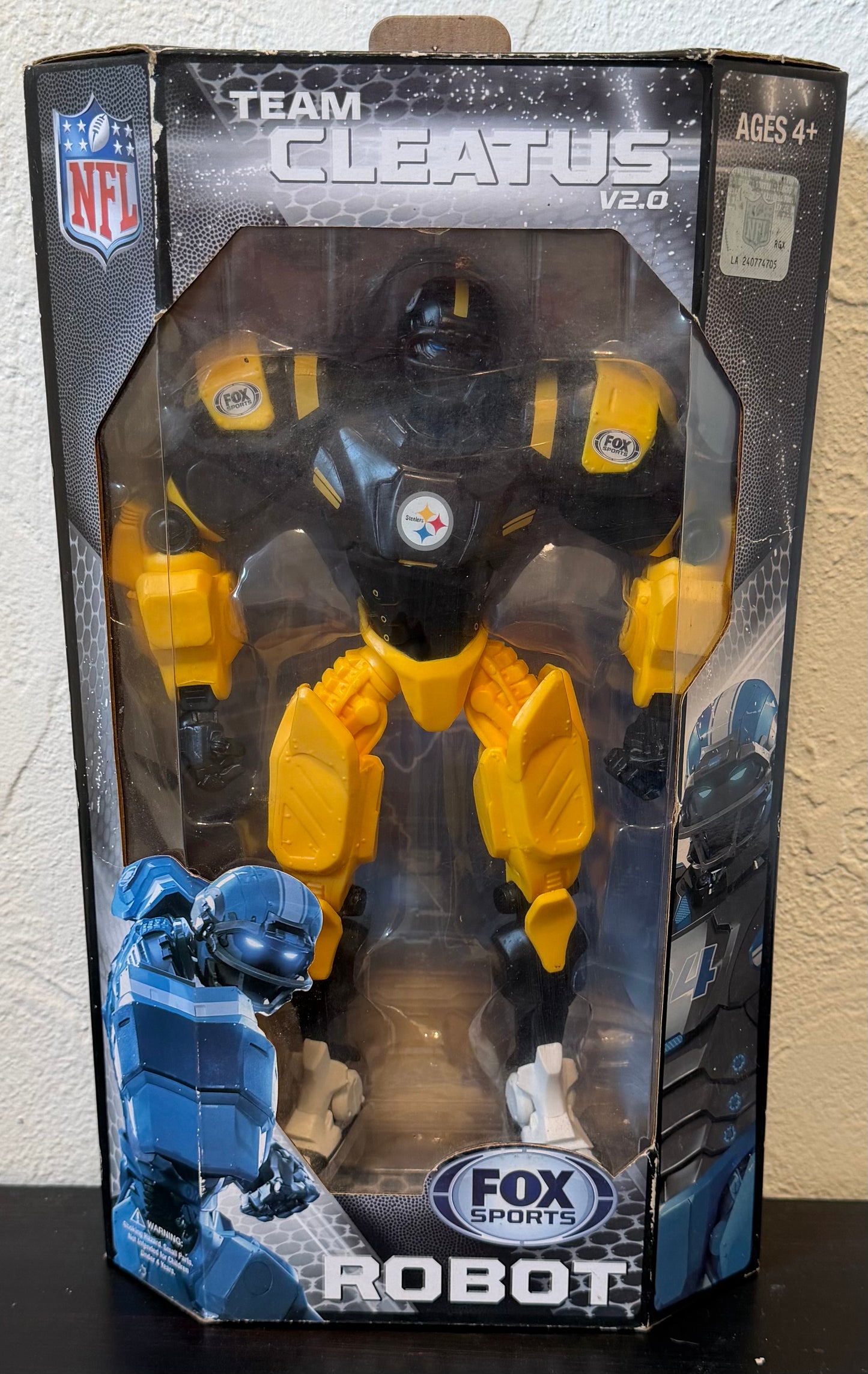 NFL Pittsburgh Steelers Team Cleatus Robot Football Figure Fox Sports