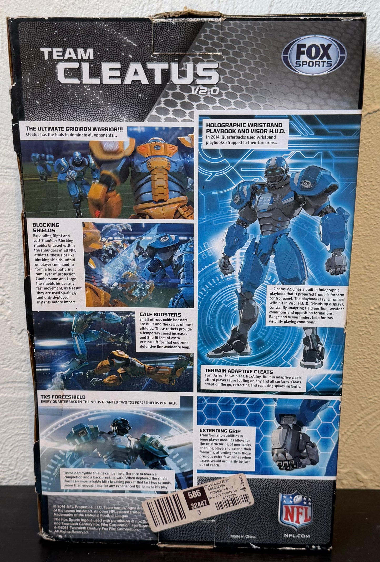 New Orleans Saints NFL Team Cleatus V2.0 Fox Sports Robot 2014