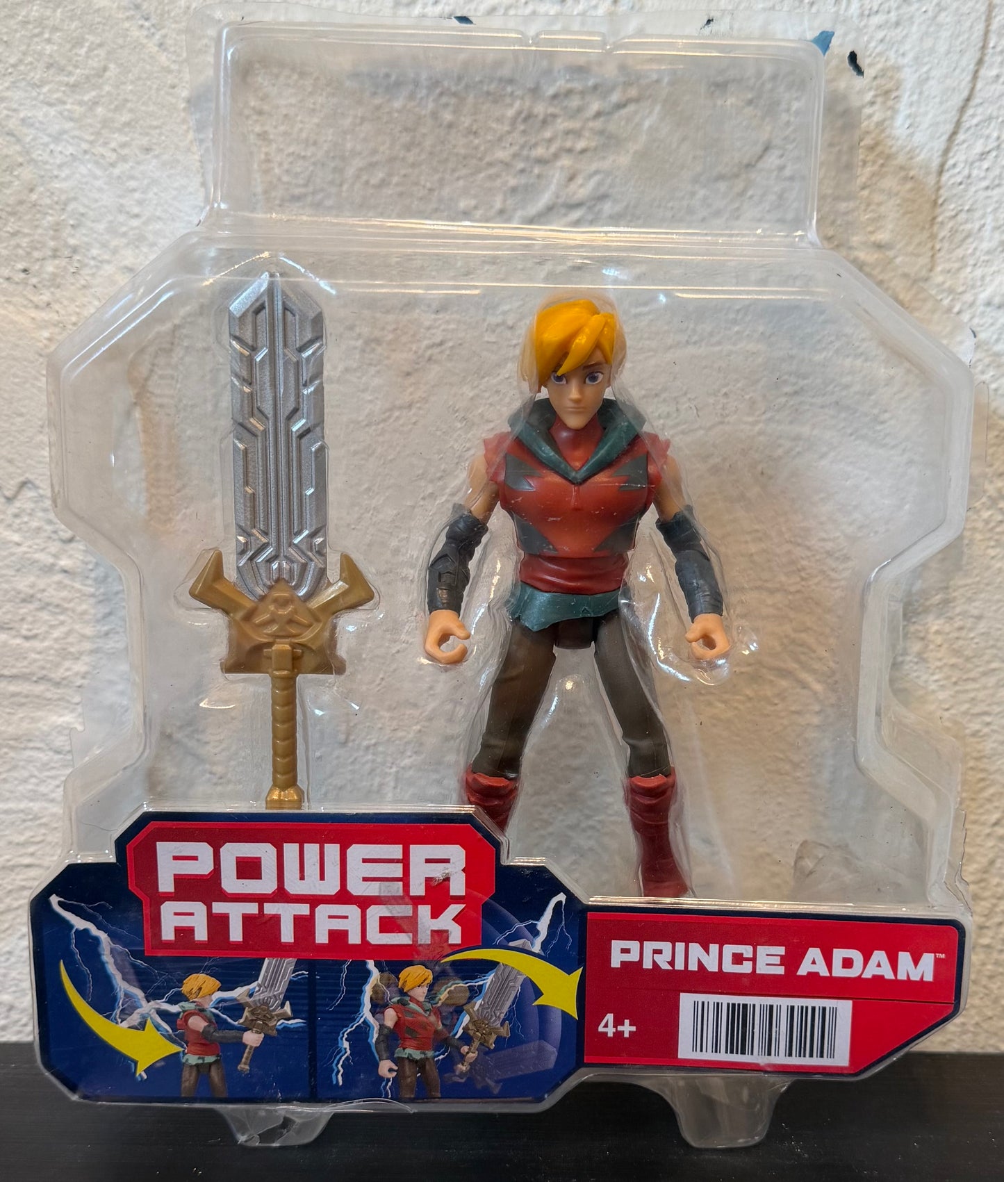 He-Man and The Masters of The Universe Figure Prince Adam Power Attack