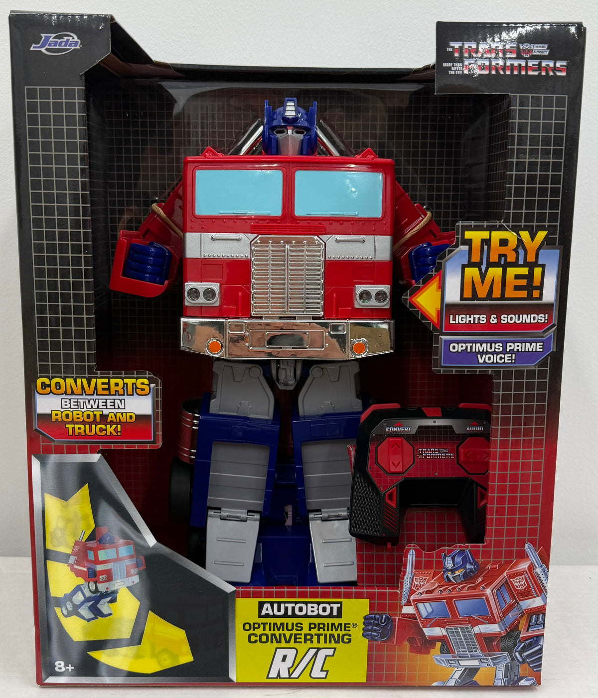 Transformers 12" Optimus Prime Converting RC Remote Control Toy