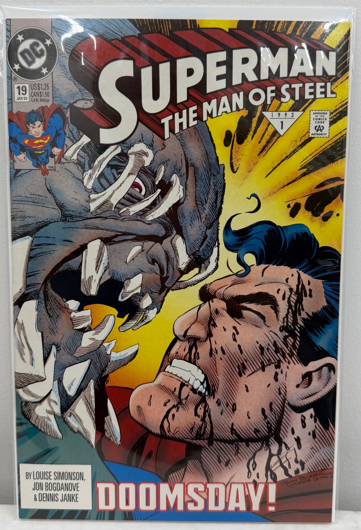 Superman The Man of Steel #19 "DOOMSDAY"
