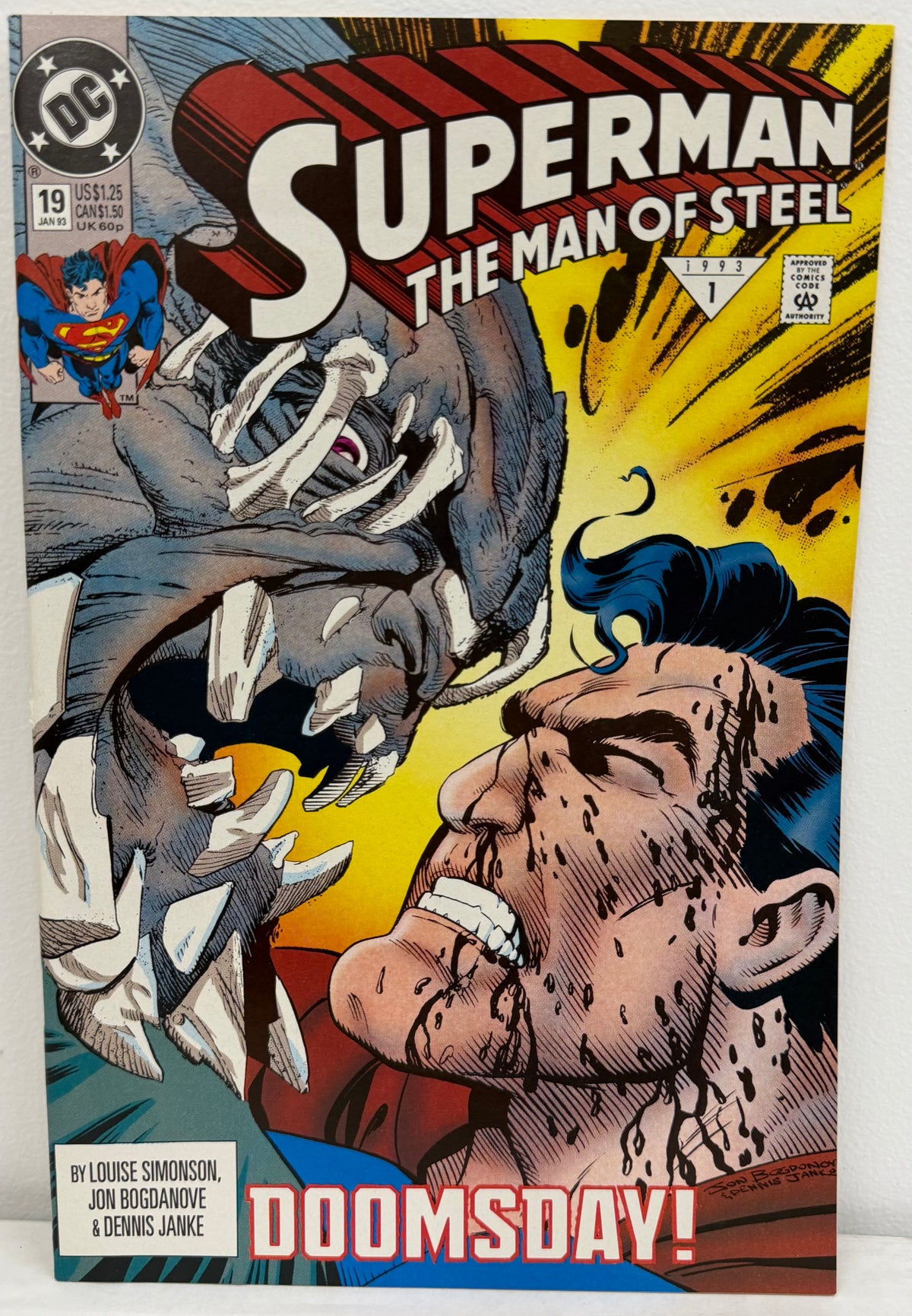 Superman The Man of Steel #19 "DOOMSDAY"