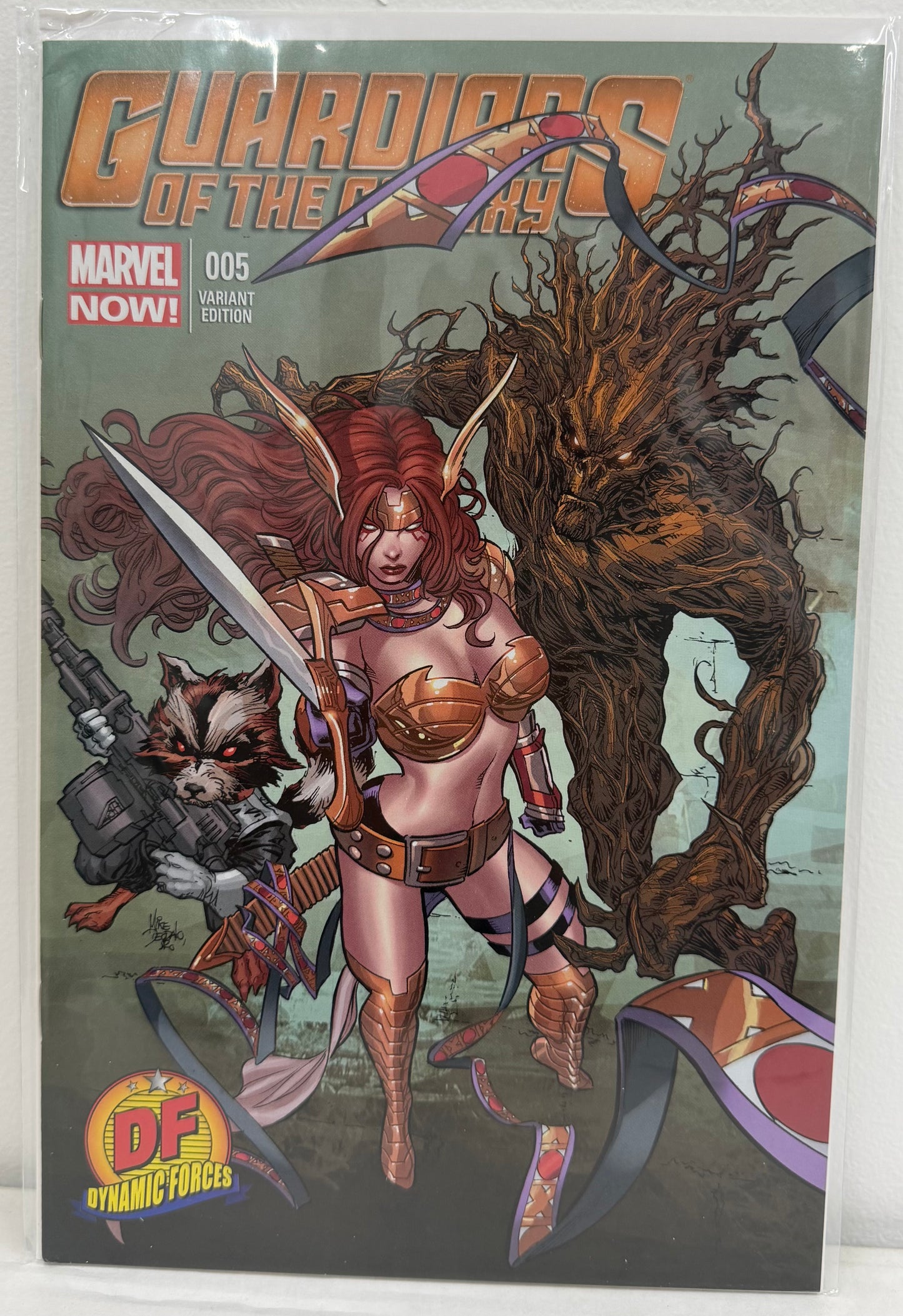 Guardians of The Galaxy #5 Dynamic Forces Variant Cover Limited to 3000 w/COA