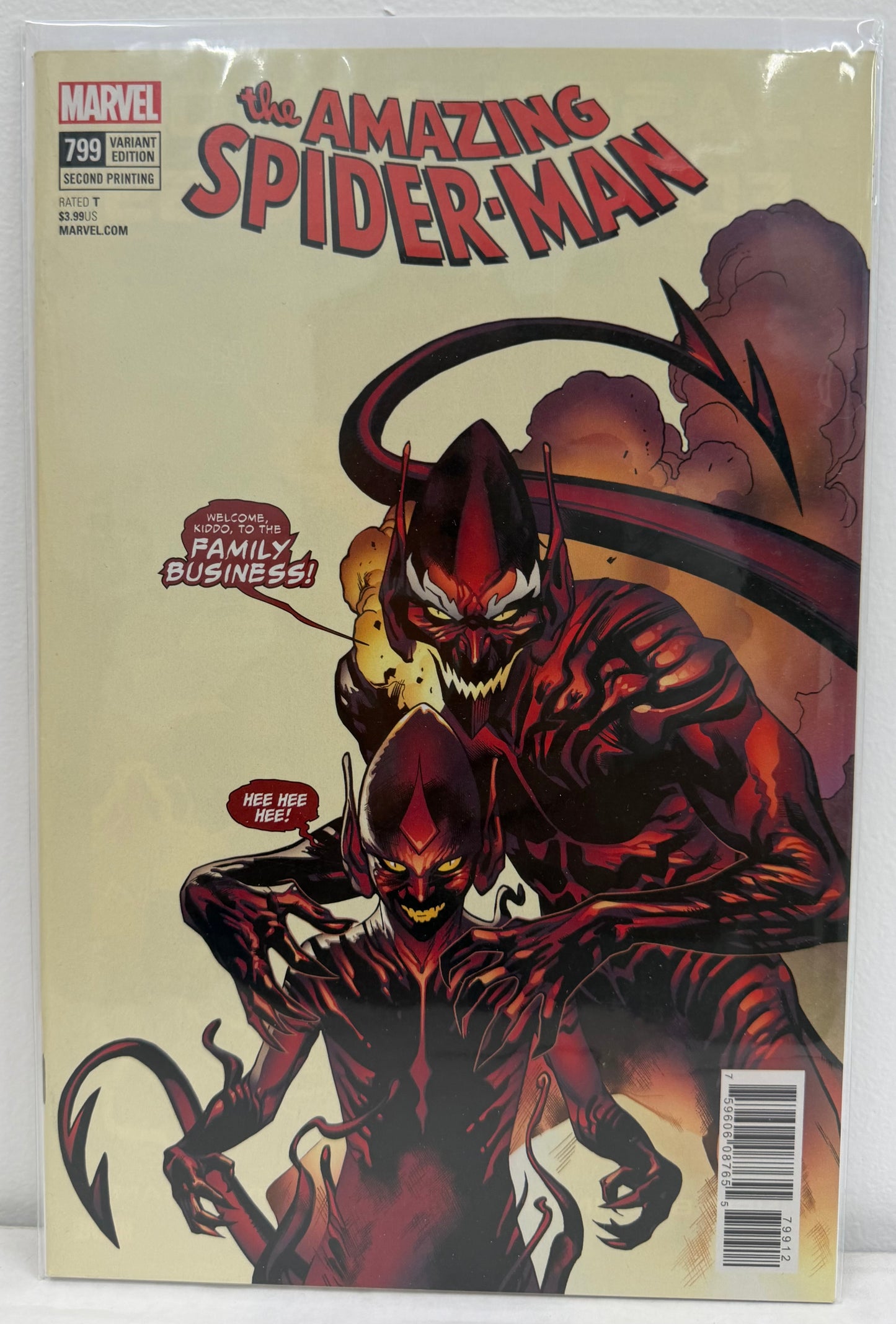 Amazing Spider-Man #799 Second Print Variant Cover Red Goblin