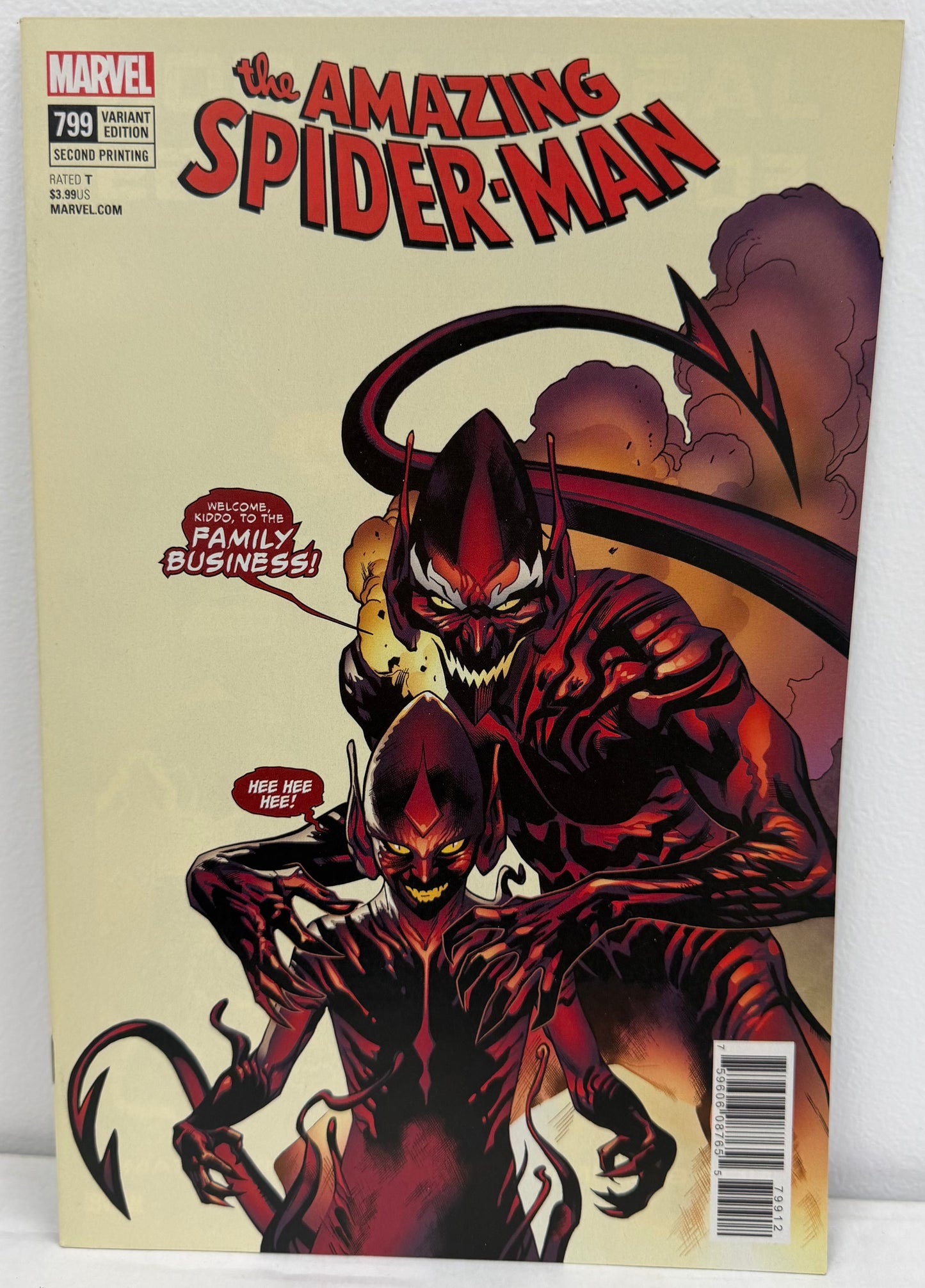 Amazing Spider-Man #799 Second Print Variant Cover Red Goblin