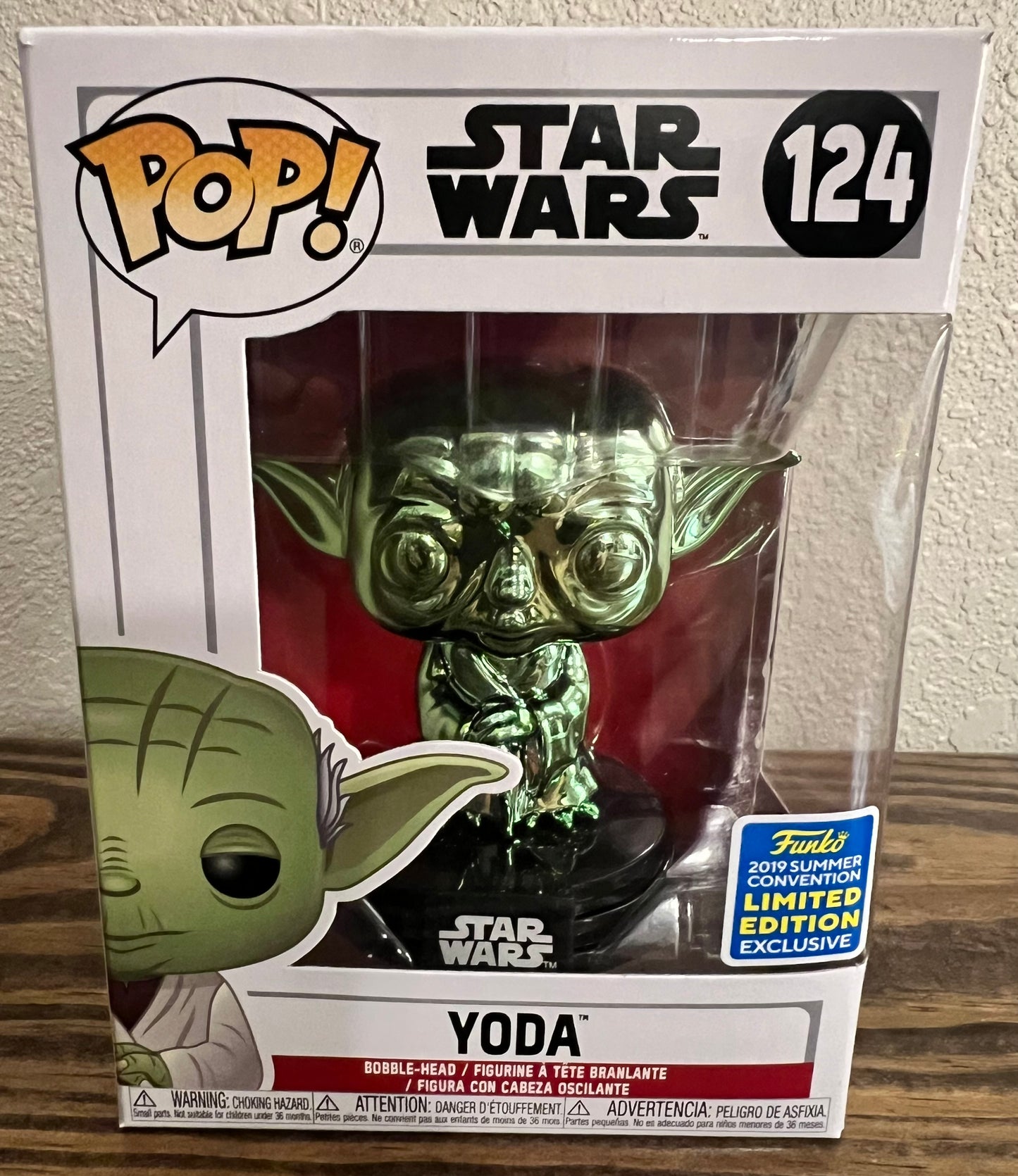 Yoda #124 2019 Summer Convention Exclusive ( Green Chrome )