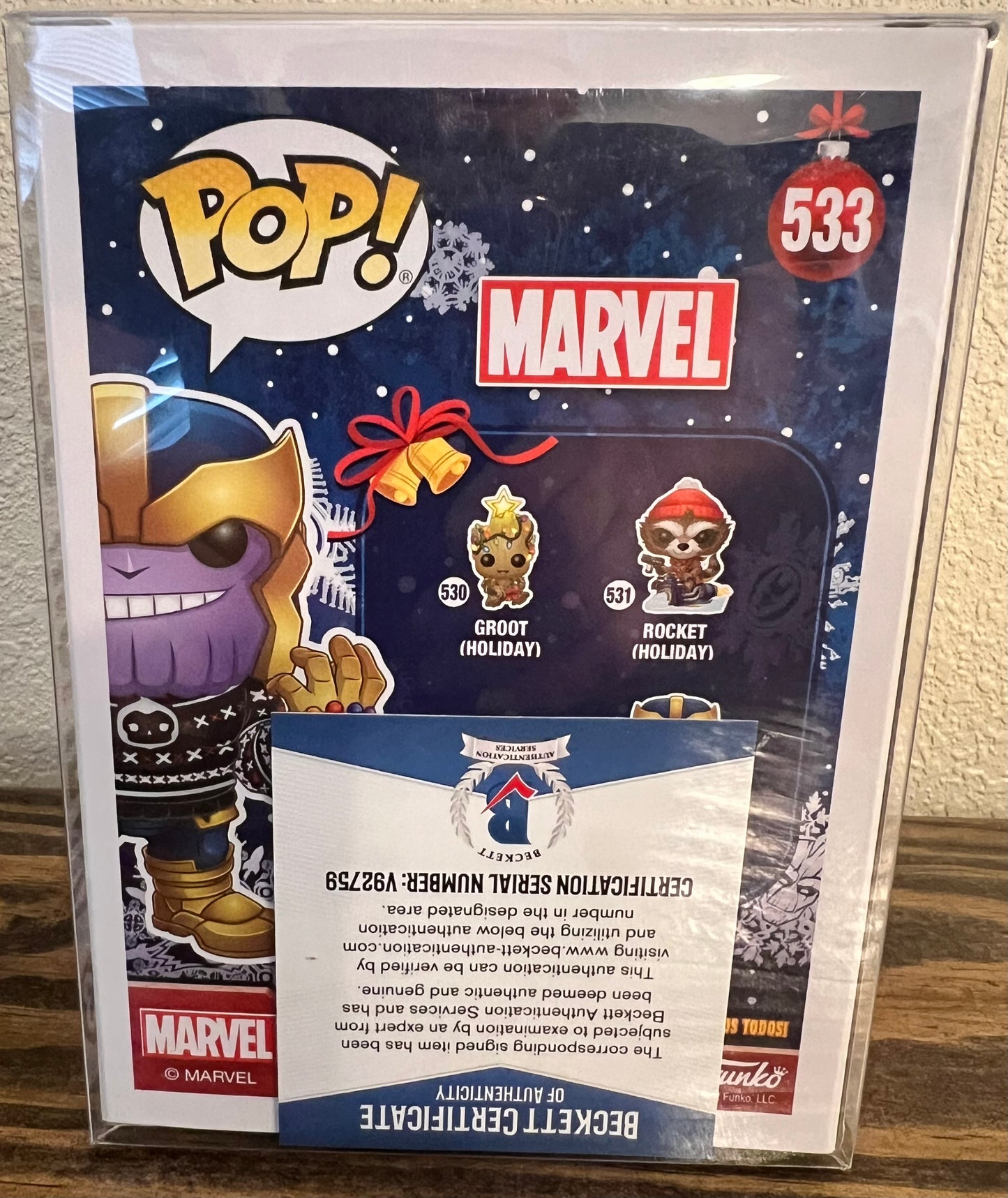 Thanos Holiday #533 Signed
