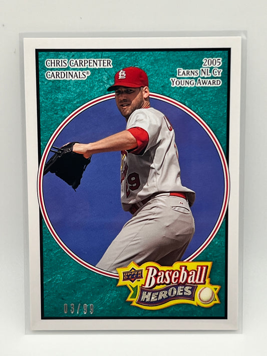 2008 Chris Carpenter 3/99 Numbered