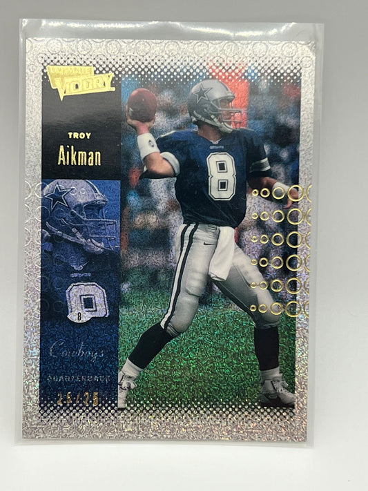 2020 Troy Aikman 25/25 Cowboys