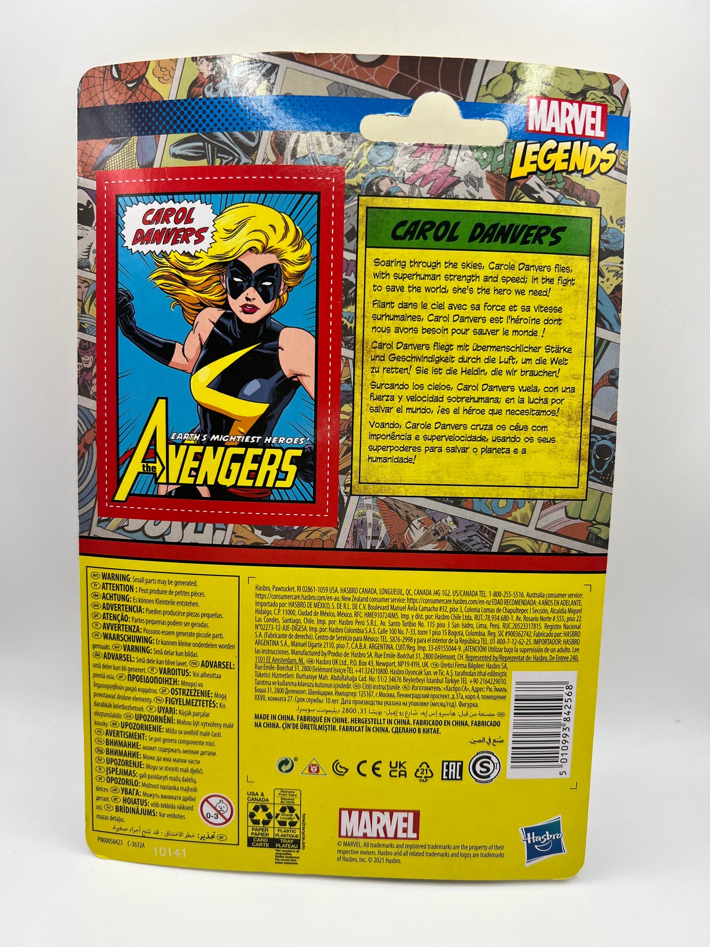 Marvel Legends Retro Series Captain Marvel Action Figure