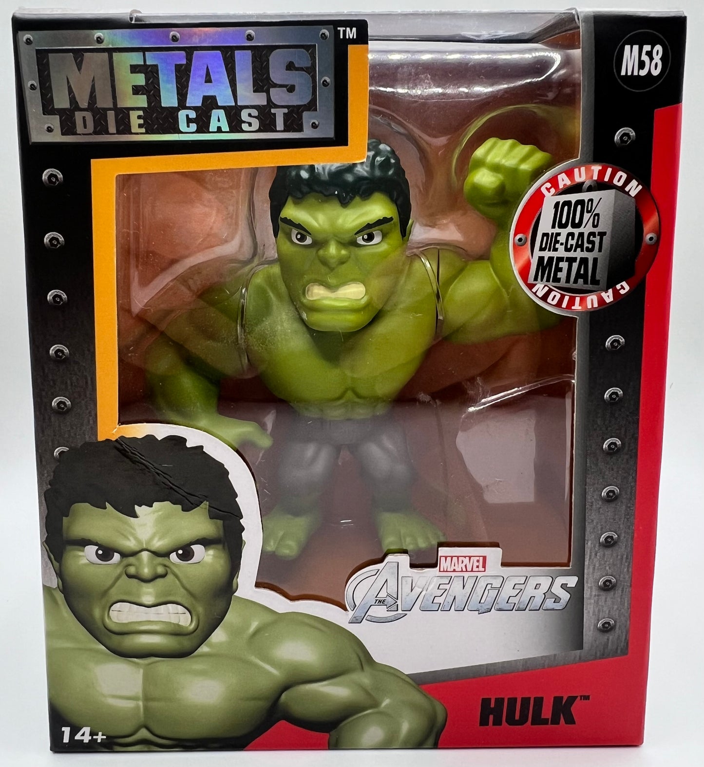Marvel Hulk 4" Metals Figure