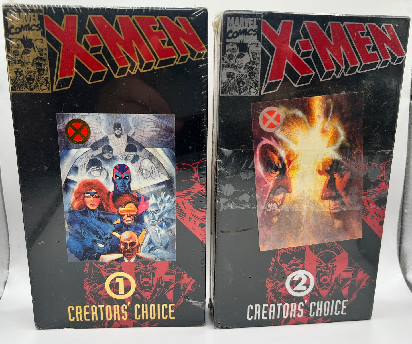 1999 Set of 2 Marvel X-Men VHS