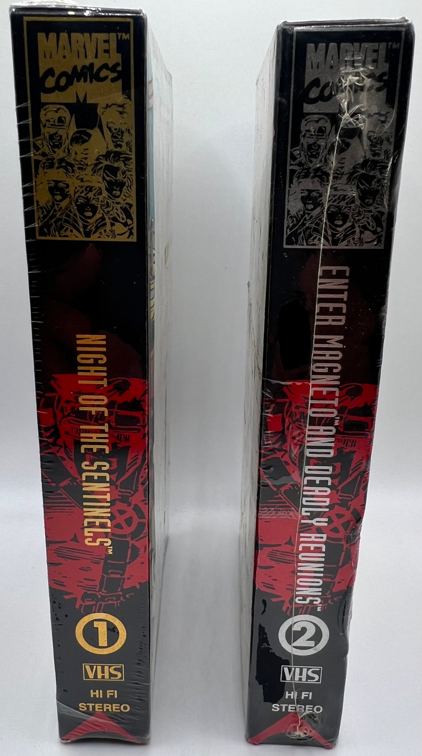 1999 Set of 2 Marvel X-Men VHS