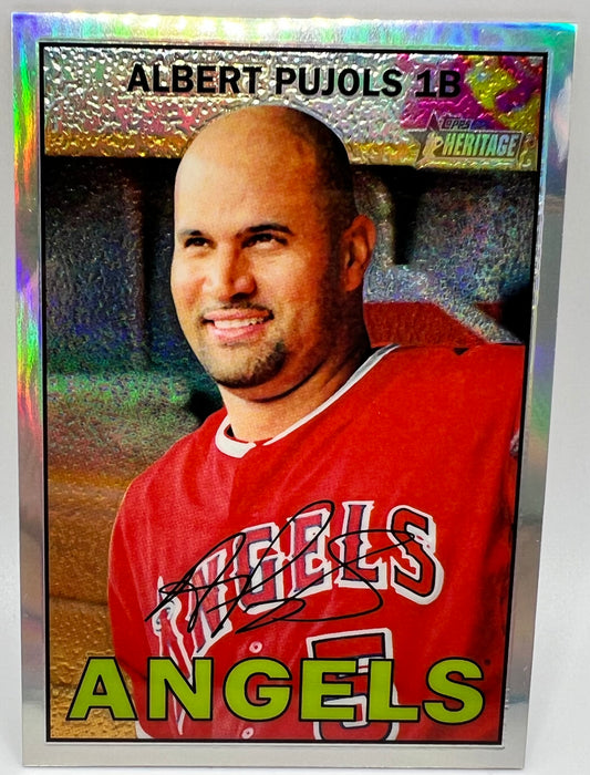 2016 Refractor Albert Pujols Angels 550/567