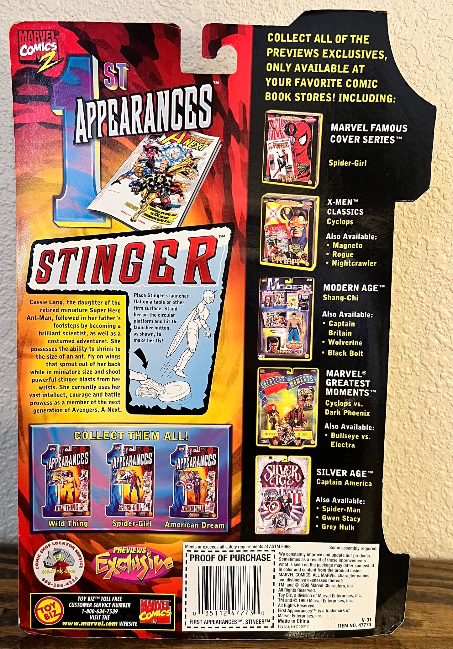 1999 Marvel Stinger Action Figure