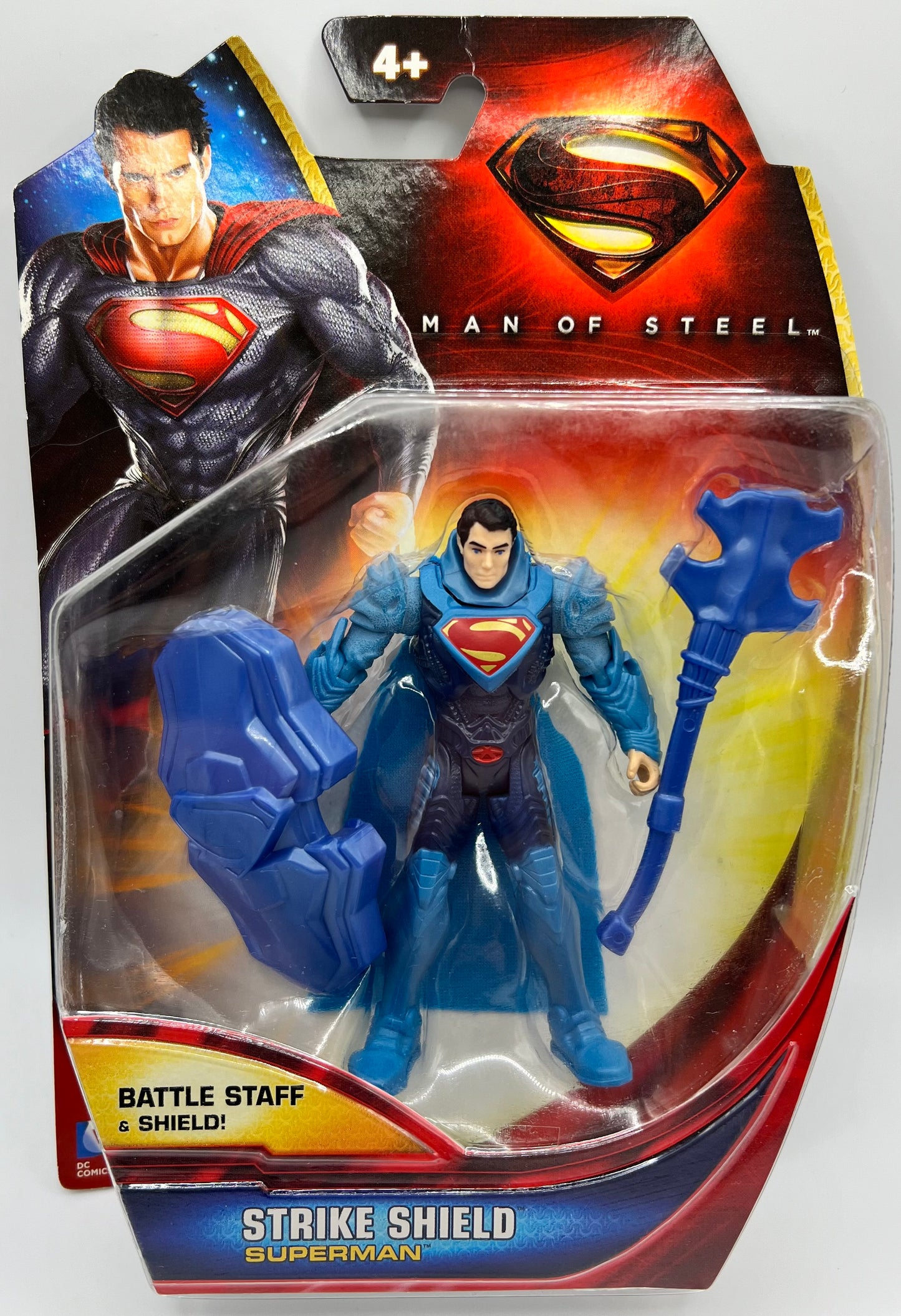 Superman with Battle Staff & Shield