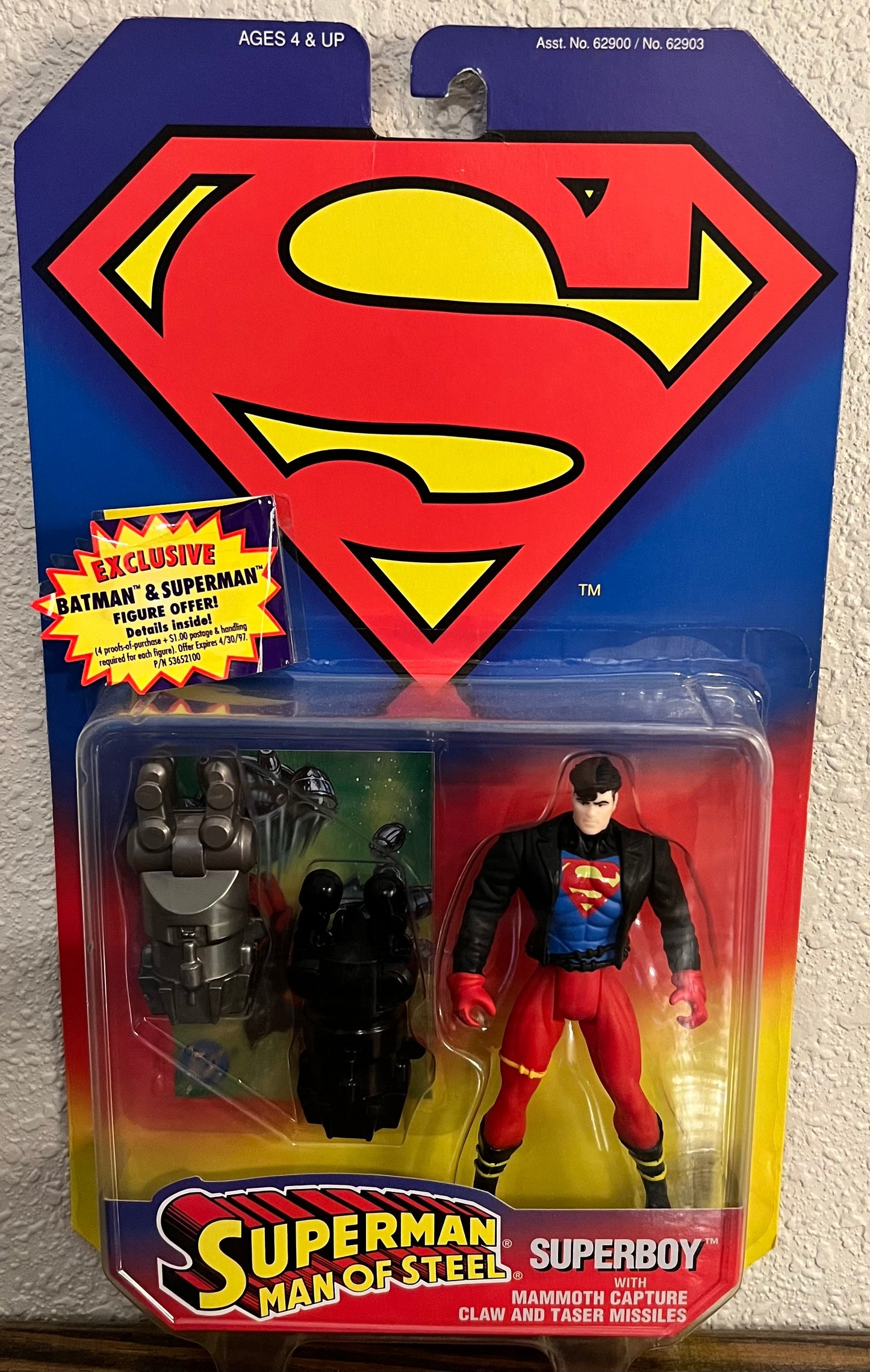 1995 Superman Superboy Action Figure